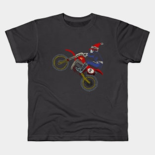 Motocross Christmas Kids T-Shirt